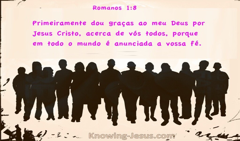 Romanos 1:8 (black)